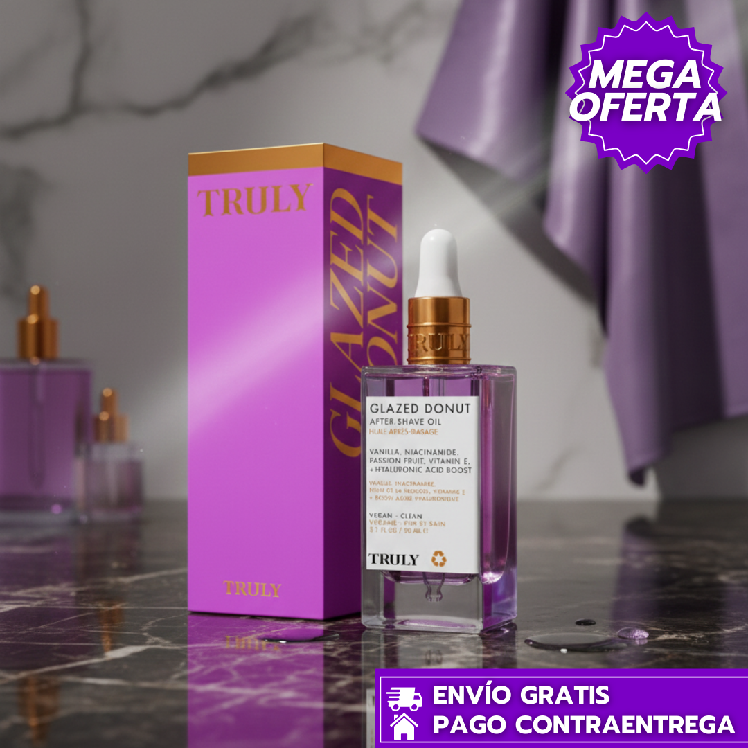 Truly™ Glazed Donut: Sérum Íntimo que Hidrata, Suaviza y Aclara la Piel Después del Afeitado.