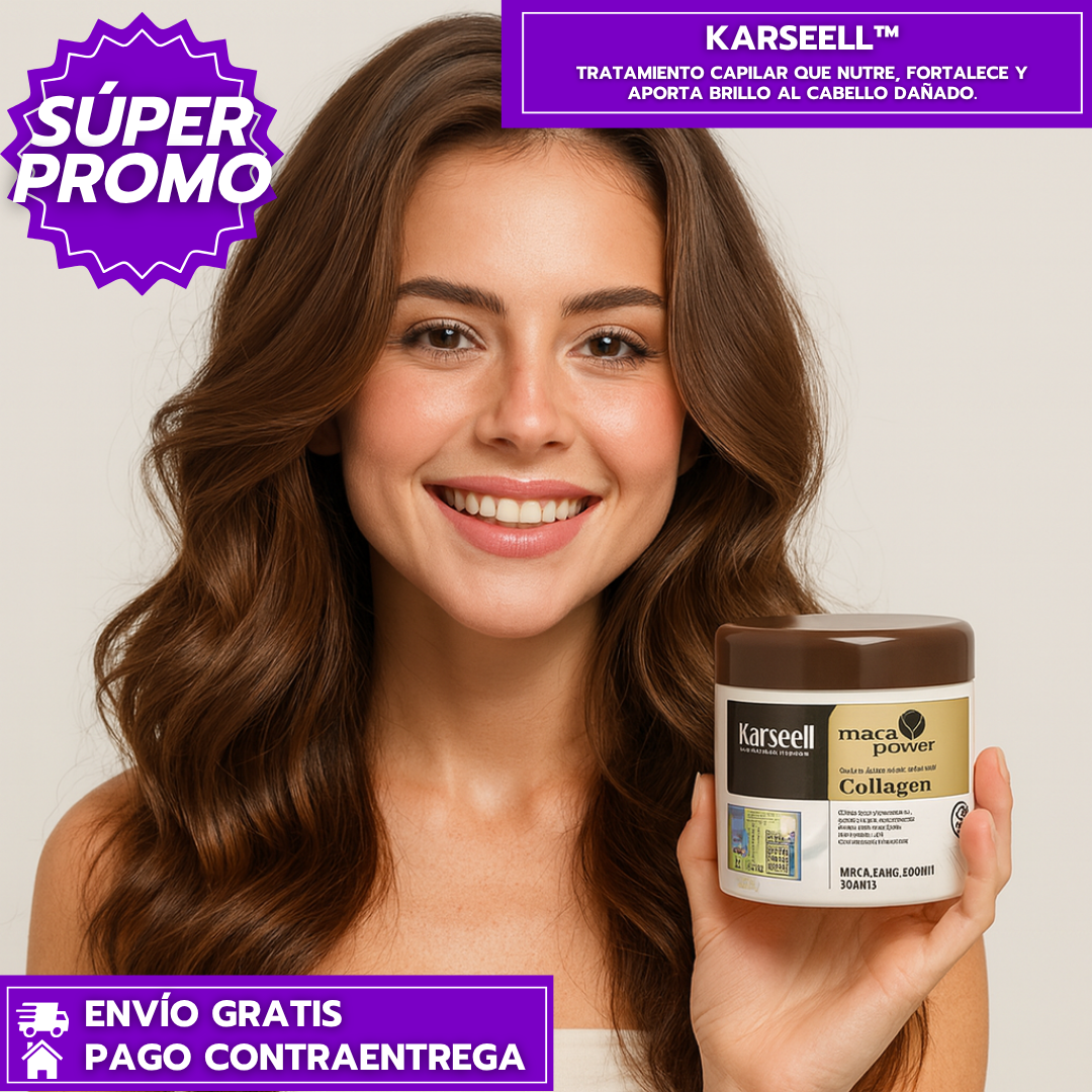 Karseell™: Tratamiento Capilar que Nutre, Fortalece y Aporta Brillo al Cabello Dañado.