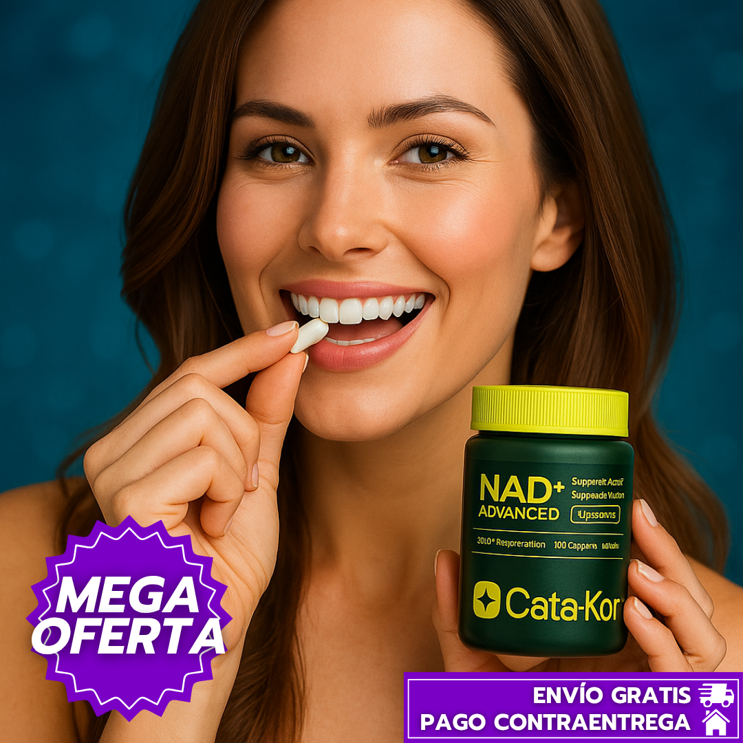 NAD+ Advanced CataKor™: Potencia tu vitalidad y juventud desde el núcleo celular.