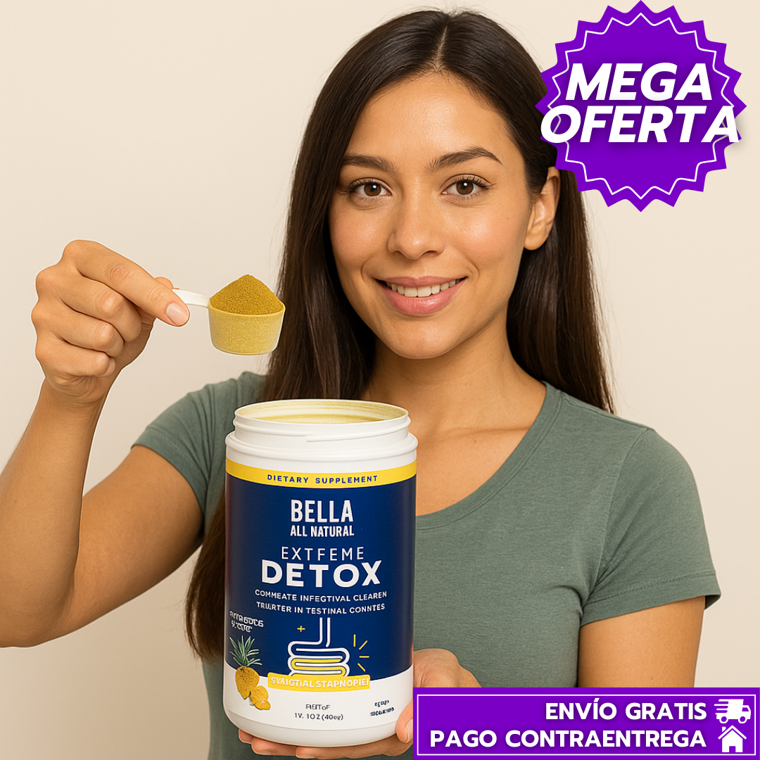 Bella Colon Detox™: Suplemento en Polvo que Limpia el Colon, Reduce Toxinas y Apoya la Pérdida de Peso.