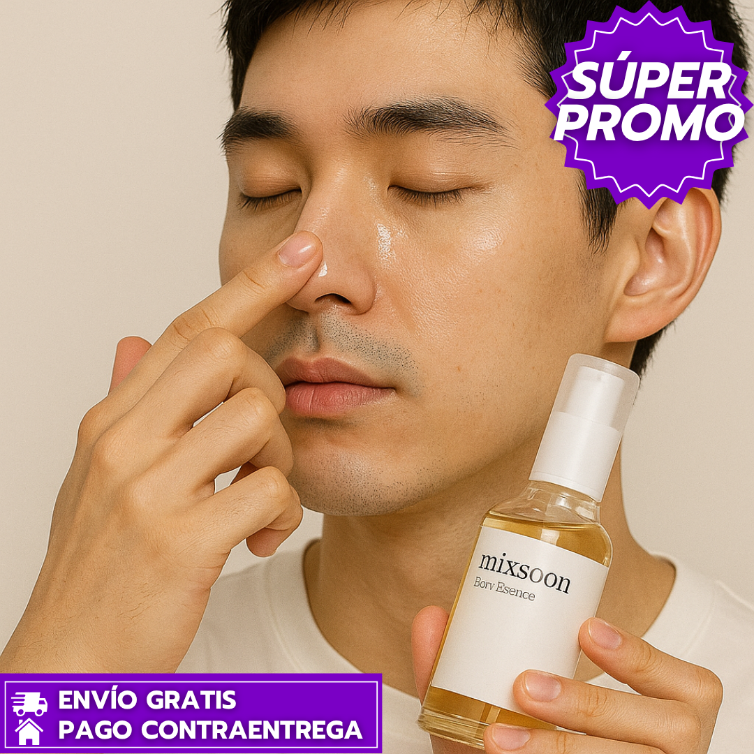 Mixsoon Bean Essence™: Esencia Facial que Hidrata, Exfolia y Revitaliza la Piel al Instante.