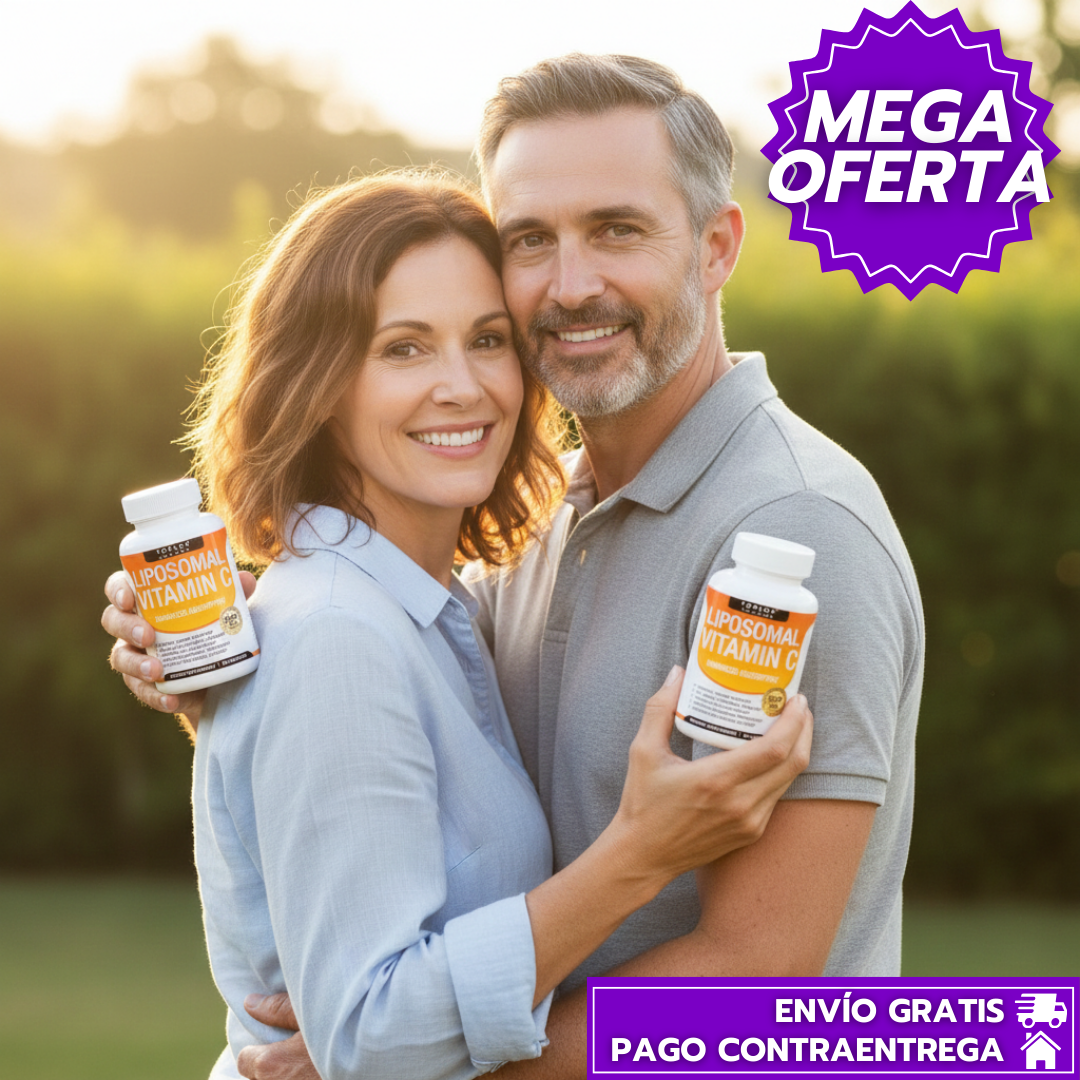 Liposomal Vitamina C™: Defensas fuertes, piel firme y protección celular antiedad.