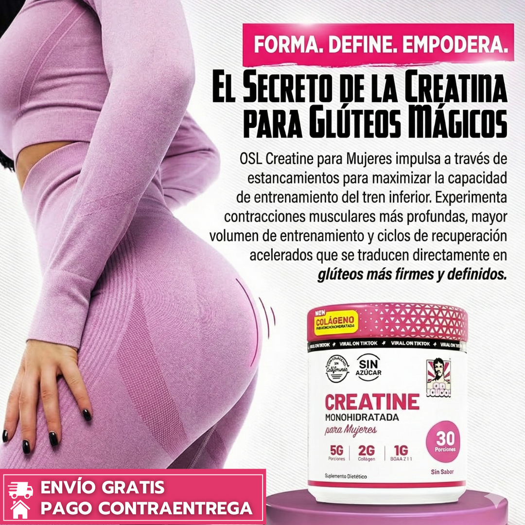 Creatina Old School Para Mujeres - Importada 100% Original