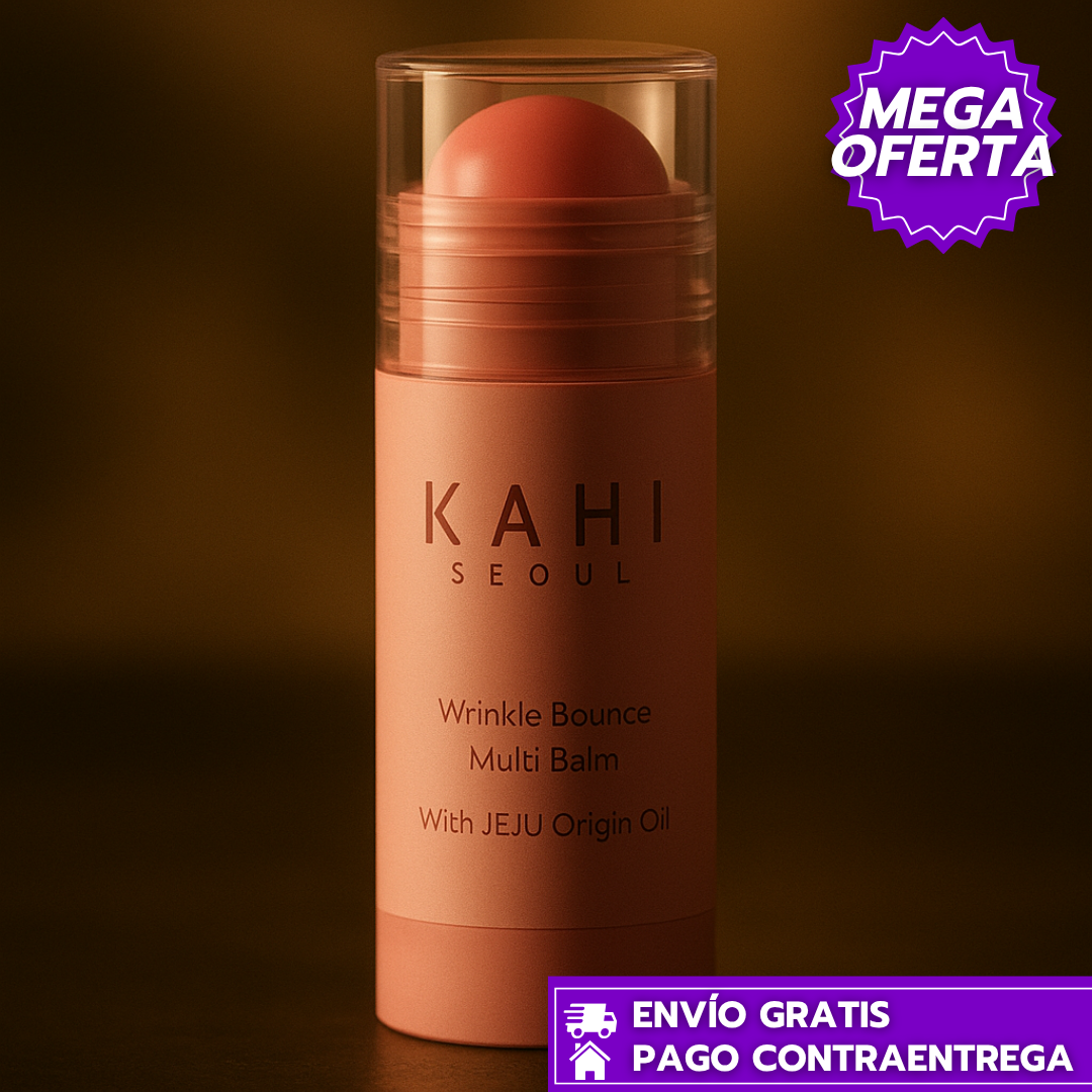 Kahi Seoul™: Bálsamo Facial que Reafirma la Piel, Reduce Arrugas y Aporta Luminosidad.
