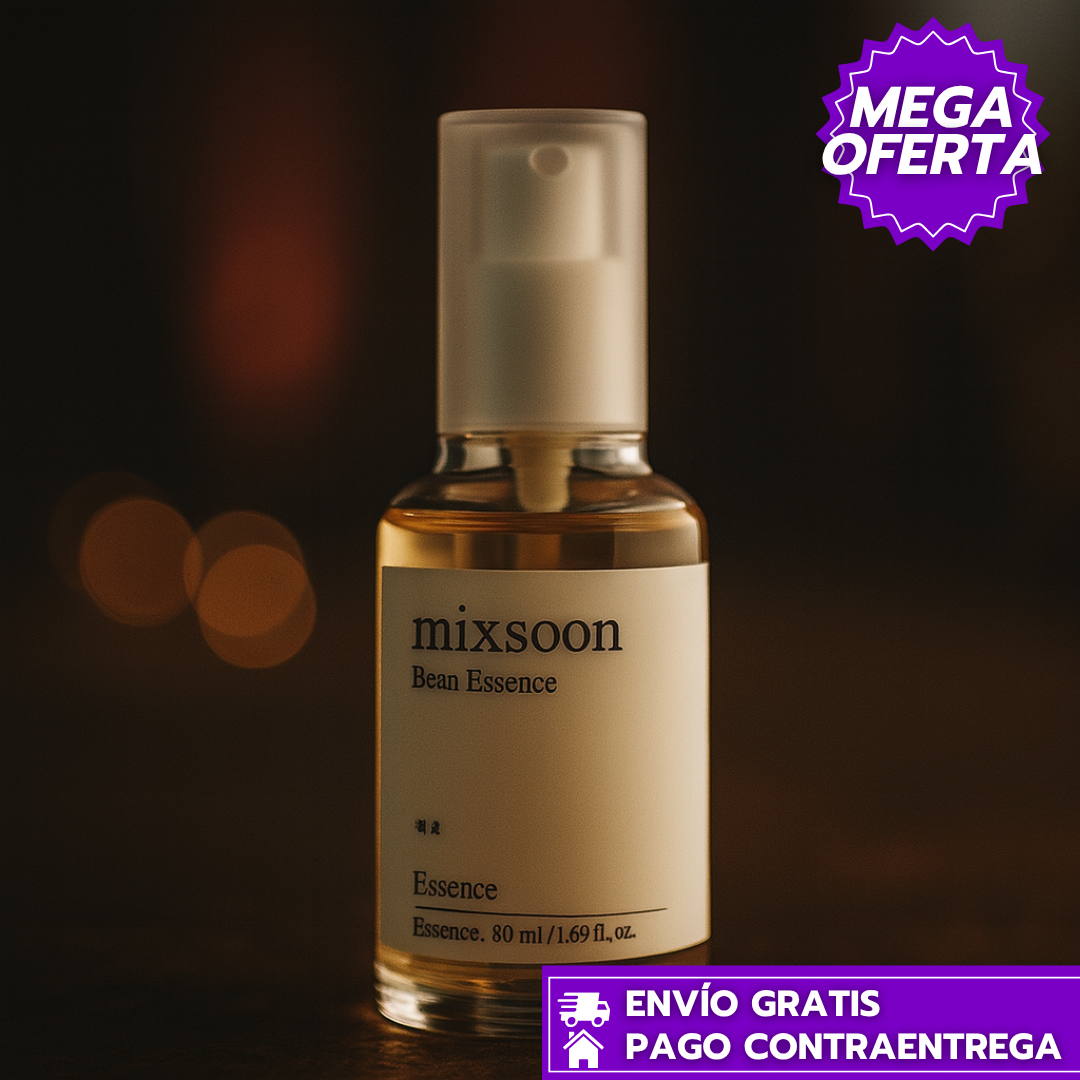 Mixsoon Bean Essence™: Esencia Facial que Hidrata, Exfolia y Revitaliza la Piel al Instante.